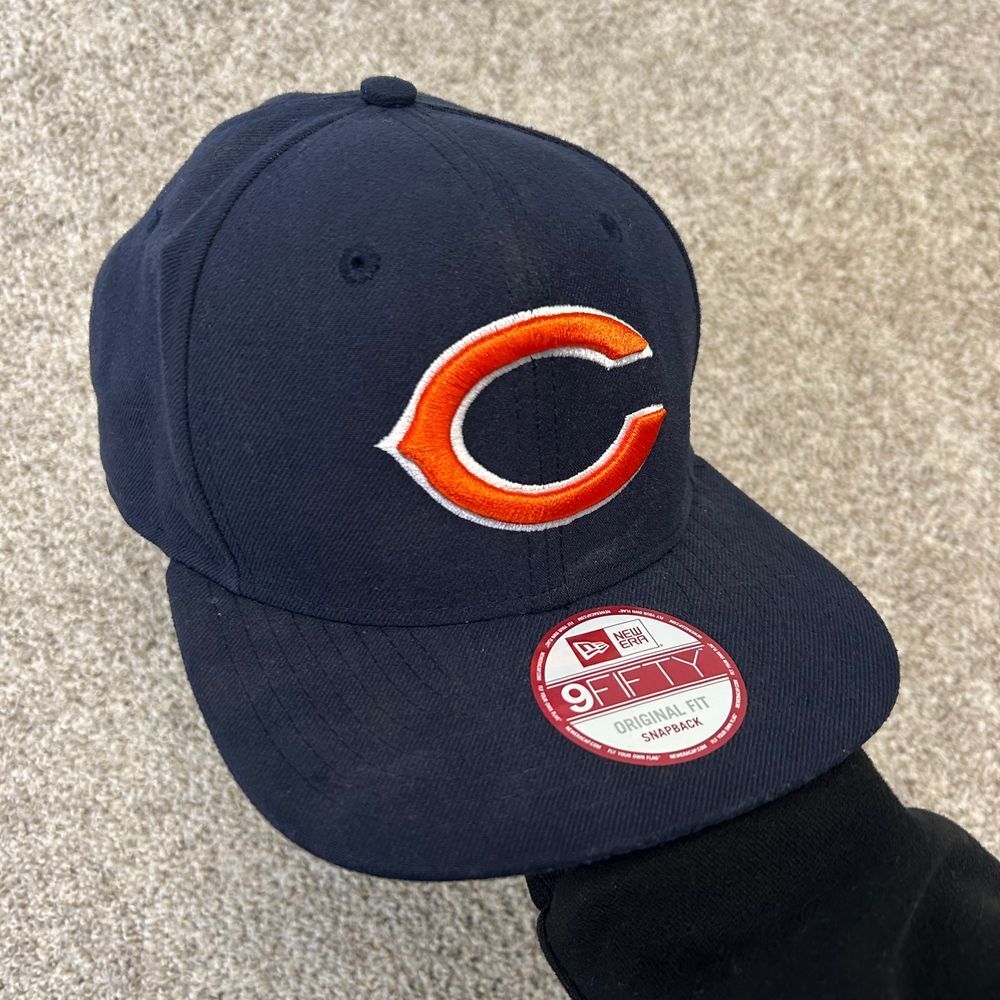 9Fifty New Era Chicago Bears Snapback Hat Original Fit Navy‎ Blue Logo